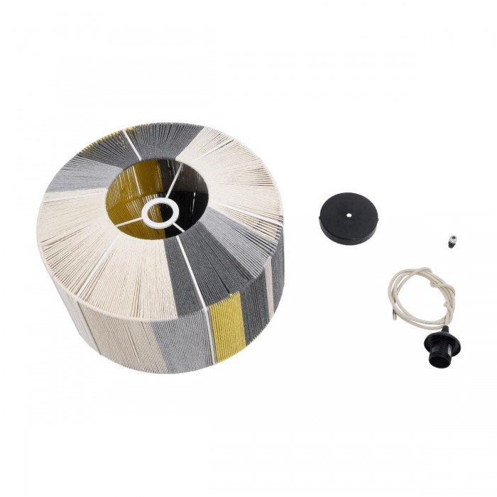 GLOBOSTAR® SALERNO 02388 Boho Κρεμαστό Φωτιστικό Οροφής με Ντουί 1 x E27 AC 220-240V IP20 - Πολύχρωμο - Μ40 x Π40 x Υ35cm GLOBOSTAR® SALERNO 02388 Boho Κρεμαστό Φωτιστικό Οροφής με Ντουί 1 x E27 AC 220-240V IP20 - Πολύχρωμο - Μ40 x Π40 x Υ35cm