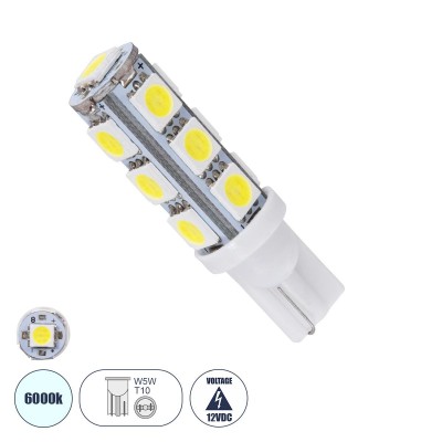 Λάμπες LED W5W T10