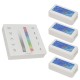 Ασύρματος LED RGB Controller με Χειριστήριο Τοίχου Αφής 2.4G RF 12v (576w) - 24v (1152w) DC για Τέσσερα Group GloboStar 04054 Ασύρματος LED RGB Controller με Χειριστήριο Τοίχου Αφής 2.4G RF 12v (576w) - 24v (1152w) DC για Τέσσερα Group GloboStar 04054