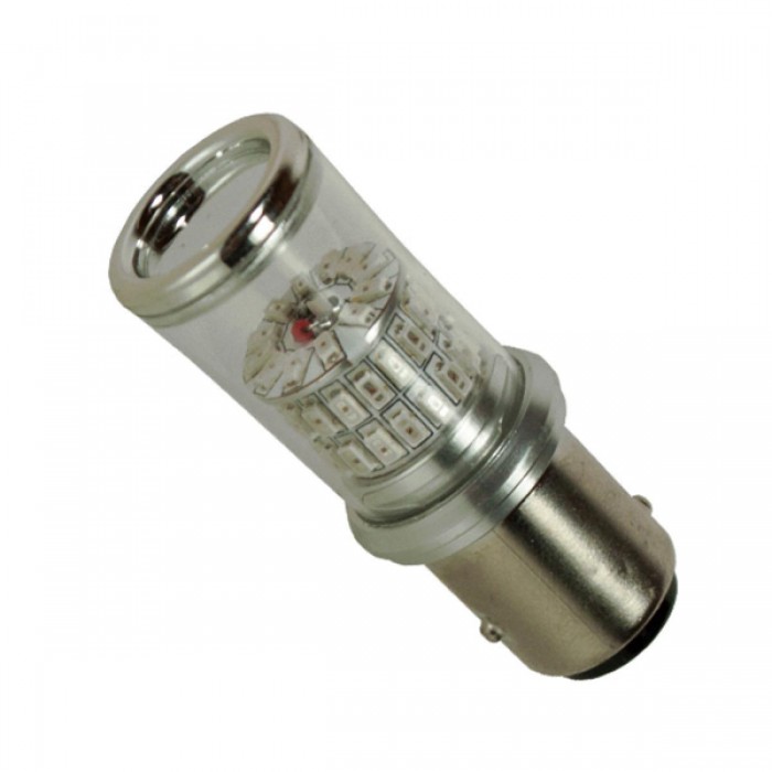 Λαμπτήρας 1157 48 SMD 4014 Can Bus 24v Κόκκινο GloboStar 04472 Λαμπτήρας 1157 48 SMD 4014 Can Bus 24v Κόκκινο GloboStar 04472