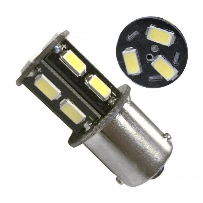 Λαμπτήρας LED BAU15S 13 SMD 5630 Ψυχρό Λευκό GloboStar 04520 Λαμπτήρας LED BAU15S 13 SMD 5630 Ψυχρό Λευκό GloboStar 04520