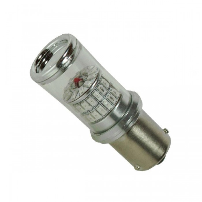 Λαμπτήρας BAU15S 48 SMD 4014 Can Bus 12v Πορτοκαλί GloboStar 05473 Λαμπτήρας BAU15S 48 SMD 4014 Can Bus 12v Πορτοκαλί GloboStar 05473