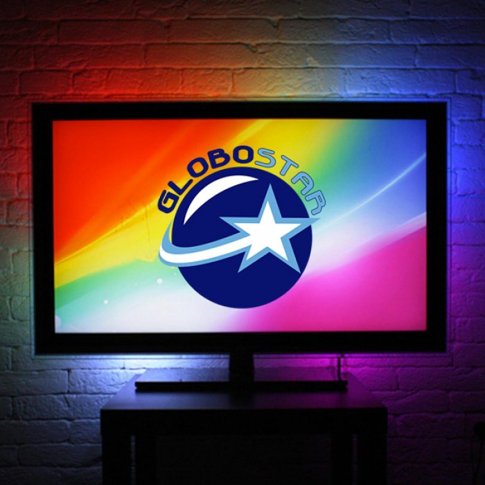 Πλήρες Κιτ Κρυφού Φωτισμού RGB με USB για Τηλεοράσεις και Τηλεχειριστήριο GloboStar 06006 Πλήρες Κιτ Κρυφού Φωτισμού RGB με USB για Τηλεοράσεις και Τηλεχειριστήριο GloboStar 06006