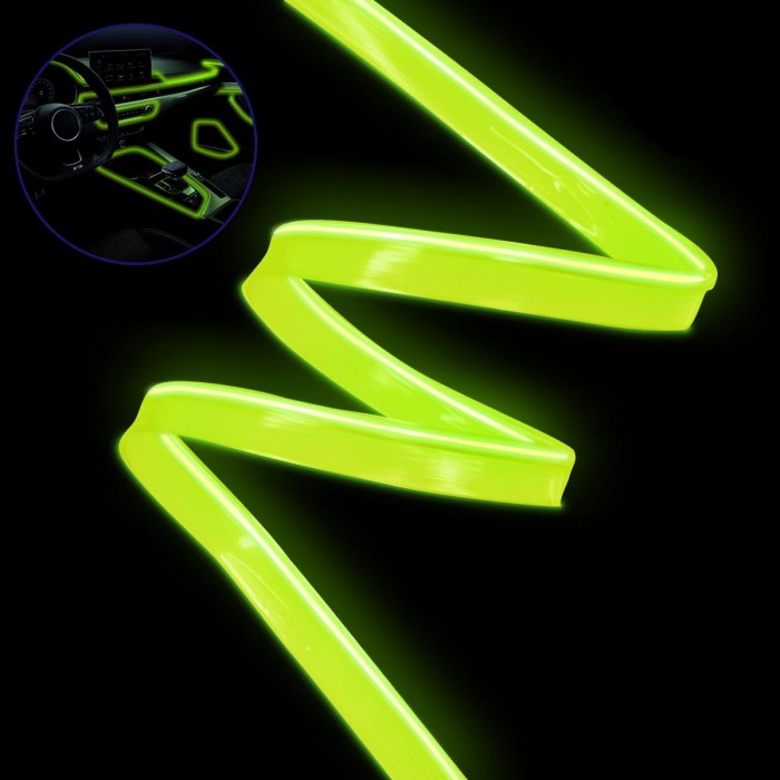 Εύκαμπτο φωτιζόμενο καλώδιο Neon Πράσινο Φωσφορούχο GloboStar 08002 Εύκαμπτο φωτιζόμενο καλώδιο Neon Πράσινο Φωσφορούχο GloboStar 08002
