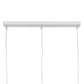 GloboStar® FIGURE 10000981 Μοντέρνο Κρεμαστό Παιδικό Φωτιστικό Οροφής Τρίφωτο 3 x E27 Λευκό Μεταλλικό Φιγούρα Μ70 x Π10 x Υ105cm