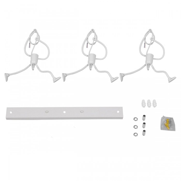 GloboStar® FIGURE 10000981 Μοντέρνο Κρεμαστό Παιδικό Φωτιστικό Οροφής Τρίφωτο 3 x E27 Λευκό Μεταλλικό Φιγούρα Μ70 x Π10 x Υ105cm GloboStar® FIGURE 10000981 Μοντέρνο Κρεμαστό Παιδικό Φωτιστικό Οροφής Τρίφωτο 3 x E27 Λευκό Μεταλλικό Φιγούρα Μ70 x Π10 x Υ105cm