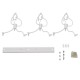 GloboStar® FIGURE 10000981 Μοντέρνο Κρεμαστό Παιδικό Φωτιστικό Οροφής Τρίφωτο 3 x E27 Λευκό Μεταλλικό Φιγούρα Μ70 x Π10 x Υ105cm GloboStar® FIGURE 10000981 Μοντέρνο Κρεμαστό Παιδικό Φωτιστικό Οροφής Τρίφωτο 3 x E27 Λευκό Μεταλλικό Φιγούρα Μ70 x Π10 x Υ105cm