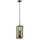 GloboStar® ELDORA 10001014 Vintage Industrial Κρεμαστό Φωτιστικό Οροφής Μονόφωτο 1 x E27 Μαύρο Μεταλλικό με Μπεζ Σχοινί Φ13 x Y30cm GloboStar® ELDORA 10001014 Vintage Industrial Κρεμαστό Φωτιστικό Οροφής Μονόφωτο 1 x E27 Μαύρο Μεταλλικό με Μπεζ Σχοινί Φ13 x Y30cm