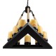 GloboStar® DOME 10001021 Vintage Κρεμαστό Φωτιστικό Οροφής Πολύφωτο 9 x E27 Μαύρο Μεταλλικό με Όνυχα Πολυέλαιος με Μπεζ Σχοινί Μ68 x Π60 x Υ50cm GloboStar® DOME 10001021 Vintage Κρεμαστό Φωτιστικό Οροφής Πολύφωτο 9 x E27 Μαύρο Μεταλλικό με Όνυχα Πολυέλαιος με Μπεζ Σχοινί Μ68 x Π60 x Υ50cm
