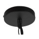 GloboStar® LINDELL 10001110 Vintage Industrial Κρεμαστό Φωτιστικό Οροφής Μονόφωτο 1 x E27 Μαύρο Μεταλλικό με Μπεζ Σχοινί Φ18 x Y33cm GloboStar® LINDELL 10001110 Vintage Industrial Κρεμαστό Φωτιστικό Οροφής Μονόφωτο 1 x E27 Μαύρο Μεταλλικό με Μπεζ Σχοινί Φ18 x Y33cm