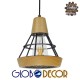 GloboStar® AKRON 10001133 Μοντέρνο Κρεμαστό Φωτιστικό Οροφής Μονόφωτο 1 x E27 Μπεζ Ξύλινο με Μεταλλικό Πλέγμα Φ19 x Y22cm GloboStar® AKRON 10001133 Μοντέρνο Κρεμαστό Φωτιστικό Οροφής Μονόφωτο 1 x E27 Μπεζ Ξύλινο με Μεταλλικό Πλέγμα Φ19 x Y22cm