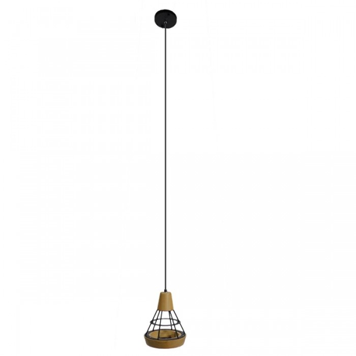 GloboStar® AKRON 10001133 Μοντέρνο Κρεμαστό Φωτιστικό Οροφής Μονόφωτο 1 x E27 Μπεζ Ξύλινο με Μεταλλικό Πλέγμα Φ19 x Y22cm GloboStar® AKRON 10001133 Μοντέρνο Κρεμαστό Φωτιστικό Οροφής Μονόφωτο 1 x E27 Μπεζ Ξύλινο με Μεταλλικό Πλέγμα Φ19 x Y22cm