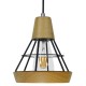 GloboStar® AKRON 10001133 Μοντέρνο Κρεμαστό Φωτιστικό Οροφής Μονόφωτο 1 x E27 Μπεζ Ξύλινο με Μεταλλικό Πλέγμα Φ19 x Y22cm GloboStar® AKRON 10001133 Μοντέρνο Κρεμαστό Φωτιστικό Οροφής Μονόφωτο 1 x E27 Μπεζ Ξύλινο με Μεταλλικό Πλέγμα Φ19 x Y22cm