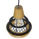 GloboStar® AKRON 10001133 Μοντέρνο Κρεμαστό Φωτιστικό Οροφής Μονόφωτο 1 x E27 Μπεζ Ξύλινο με Μεταλλικό Πλέγμα Φ19 x Y22cm GloboStar® AKRON 10001133 Μοντέρνο Κρεμαστό Φωτιστικό Οροφής Μονόφωτο 1 x E27 Μπεζ Ξύλινο με Μεταλλικό Πλέγμα Φ19 x Y22cm