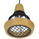 GloboStar® AKRON 10001133 Μοντέρνο Κρεμαστό Φωτιστικό Οροφής Μονόφωτο 1 x E27 Μπεζ Ξύλινο με Μεταλλικό Πλέγμα Φ19 x Y22cm GloboStar® AKRON 10001133 Μοντέρνο Κρεμαστό Φωτιστικό Οροφής Μονόφωτο 1 x E27 Μπεζ Ξύλινο με Μεταλλικό Πλέγμα Φ19 x Y22cm