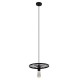 GloboStar® CASTOR 10001161 Vintage Industrial Κρεμαστό Φωτιστικό Οροφής Μονόφωτο 1 x E27 Μαύρο Μεταλλικό Πλέγμα Φ30 x Y10cm GloboStar® CASTOR 10001161 Vintage Industrial Κρεμαστό Φωτιστικό Οροφής Μονόφωτο 1 x E27 Μαύρο Μεταλλικό Πλέγμα Φ30 x Y10cm
