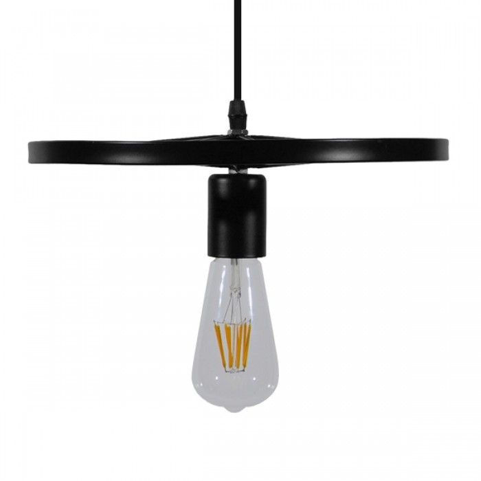 GloboStar® CASTOR 10001161 Vintage Industrial Κρεμαστό Φωτιστικό Οροφής Μονόφωτο 1 x E27 Μαύρο Μεταλλικό Πλέγμα Φ30 x Y10cm GloboStar® CASTOR 10001161 Vintage Industrial Κρεμαστό Φωτιστικό Οροφής Μονόφωτο 1 x E27 Μαύρο Μεταλλικό Πλέγμα Φ30 x Y10cm