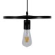 GloboStar® CASTOR 10001161 Vintage Industrial Κρεμαστό Φωτιστικό Οροφής Μονόφωτο 1 x E27 Μαύρο Μεταλλικό Πλέγμα Φ30 x Y10cm GloboStar® CASTOR 10001161 Vintage Industrial Κρεμαστό Φωτιστικό Οροφής Μονόφωτο 1 x E27 Μαύρο Μεταλλικό Πλέγμα Φ30 x Y10cm