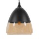 GloboStar® OLIVER 10001231 Vintage Κρεμαστό Φωτιστικό Οροφής Μονόφωτο 1 x E27 Μαύρο Μεταλλικό με Γυαλί Καμπάνα Φ20 x Y21cm GloboStar® OLIVER 10001231 Vintage Κρεμαστό Φωτιστικό Οροφής Μονόφωτο 1 x E27 Μαύρο Μεταλλικό με Γυαλί Καμπάνα Φ20 x Y21cm