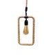 GloboStar® MALVERN 10001237 Vintage Industrial Κρεμαστό Φωτιστικό Οροφής Μονόφωτο 1 x E27 Μαύρο Μεταλλικό με Μπεζ Σχοινί Μ33 x Π18 x Υ22cm GloboStar® MALVERN 10001237 Vintage Industrial Κρεμαστό Φωτιστικό Οροφής Μονόφωτο 1 x E27 Μαύρο Μεταλλικό με Μπεζ Σχοινί Μ33 x Π18 x Υ22cm