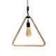 GloboStar® MALVERN 10001238 Vintage Industrial Κρεμαστό Φωτιστικό Οροφής Μονόφωτο 1 x E27 Μαύρο Μεταλλικό με Μπεζ Σχοινί Μ37 x Π22 x Υ34cm GloboStar® MALVERN 10001238 Vintage Industrial Κρεμαστό Φωτιστικό Οροφής Μονόφωτο 1 x E27 Μαύρο Μεταλλικό με Μπεζ Σχοινί Μ37 x Π22 x Υ34cm