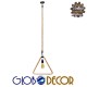GloboStar® MALVERN 10001238 Vintage Industrial Κρεμαστό Φωτιστικό Οροφής Μονόφωτο 1 x E27 Μαύρο Μεταλλικό με Μπεζ Σχοινί Μ37 x Π22 x Υ34cm GloboStar® MALVERN 10001238 Vintage Industrial Κρεμαστό Φωτιστικό Οροφής Μονόφωτο 1 x E27 Μαύρο Μεταλλικό με Μπεζ Σχοινί Μ37 x Π22 x Υ34cm
