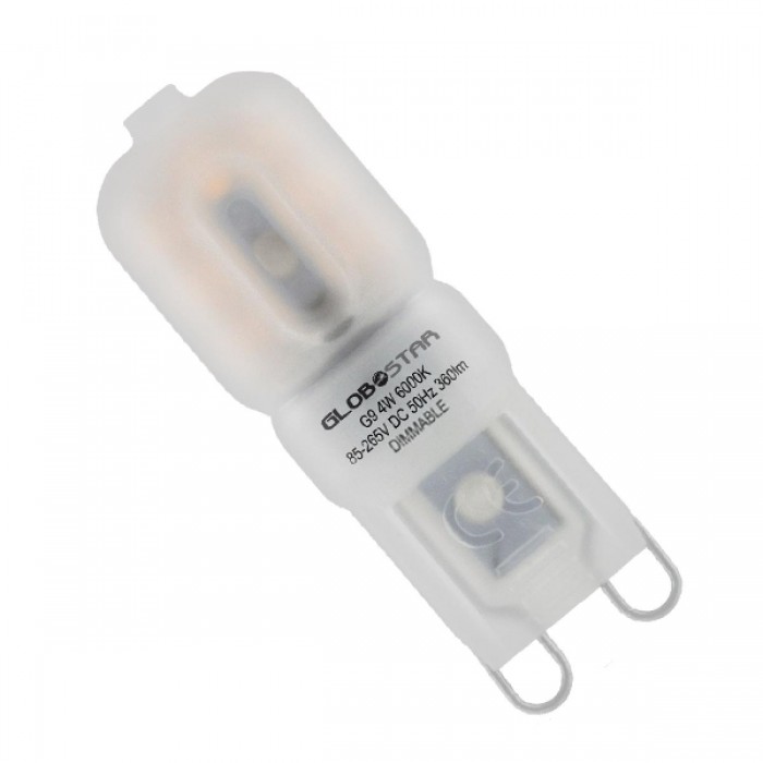 GloboStar® 115041 Λάμπα G9 LED 4W 390lm 320° AC 230V Ψυχρό Λευκό 6000K Dimmable GloboStar® 115041 Λάμπα G9 LED 4W 390lm 320° AC 230V Ψυχρό Λευκό 6000K Dimmable