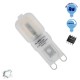 GloboStar® 115041 Λάμπα G9 LED 4W 390lm 320° AC 230V Ψυχρό Λευκό 6000K Dimmable GloboStar® 115041 Λάμπα G9 LED 4W 390lm 320° AC 230V Ψυχρό Λευκό 6000K Dimmable