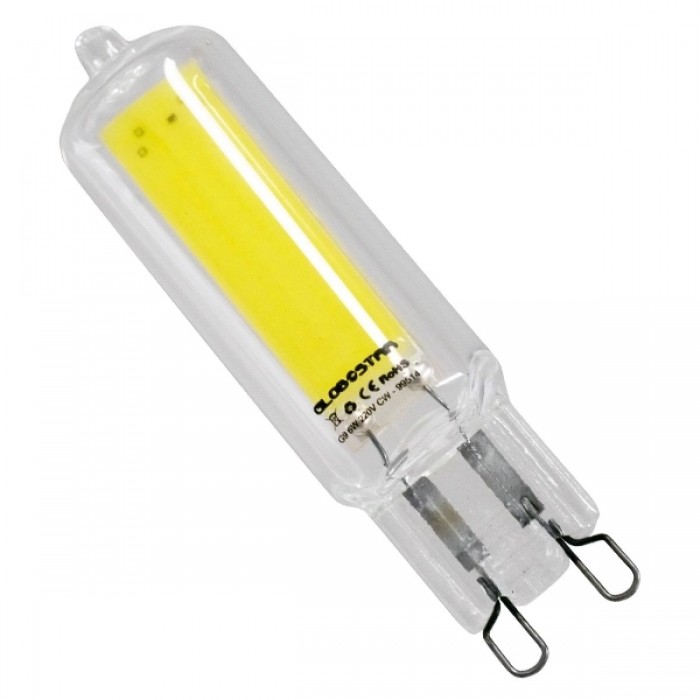 GloboStar® 115095 Λάμπα G9 LED FILAMENT COB 6W 660 lm 320° AC 85-265V Γυάλινη Ψυχρό Λευκό 6000K GloboStar® 115095 Λάμπα G9 LED FILAMENT COB 6W 660 lm 320° AC 85-265V Γυάλινη Ψυχρό Λευκό 6000K