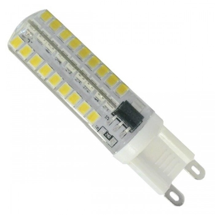 GloboStar® 115097 Λάμπα G9 LED SMD 2835 5.5W 530lm 320° AC 230V Σιλικόνης Dimmable Ψυχρό Λευκό 6000K GloboStar® 115097 Λάμπα G9 LED SMD 2835 5.5W 530lm 320° AC 230V Σιλικόνης Dimmable Ψυχρό Λευκό 6000K