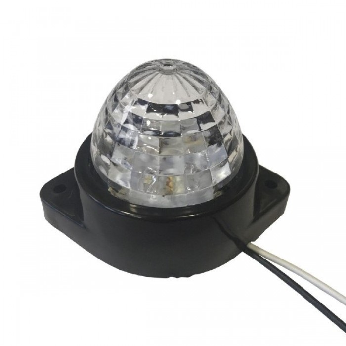 GloboStar® 115404 Πλευρικά Φώτα Όγκου Φορτηγών BULLET LED 6 SMD DC 24V Αδιάβροχο IP66 Ψυχρό Λευκό 6000K GloboStar® 115404 Πλευρικά Φώτα Όγκου Φορτηγών BULLET LED 6 SMD DC 24V Αδιάβροχο IP66 Ψυχρό Λευκό 6000K