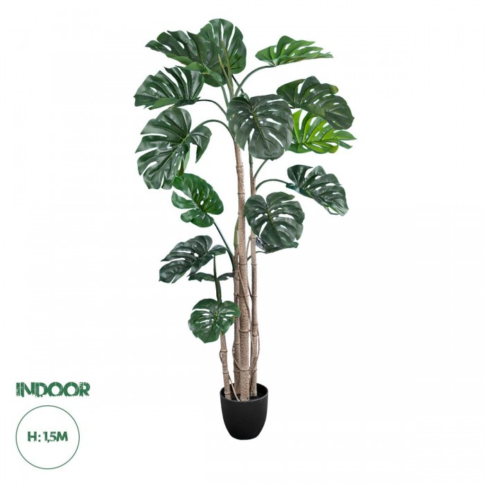 GloboStar® Artificial Garden MONSTERA 20006 Τεχνητό Διακοσμητικό Φυτό Μονστέρα Υ150cm GloboStar® Artificial Garden MONSTERA 20006 Τεχνητό Διακοσμητικό Φυτό Μονστέρα Υ150cm