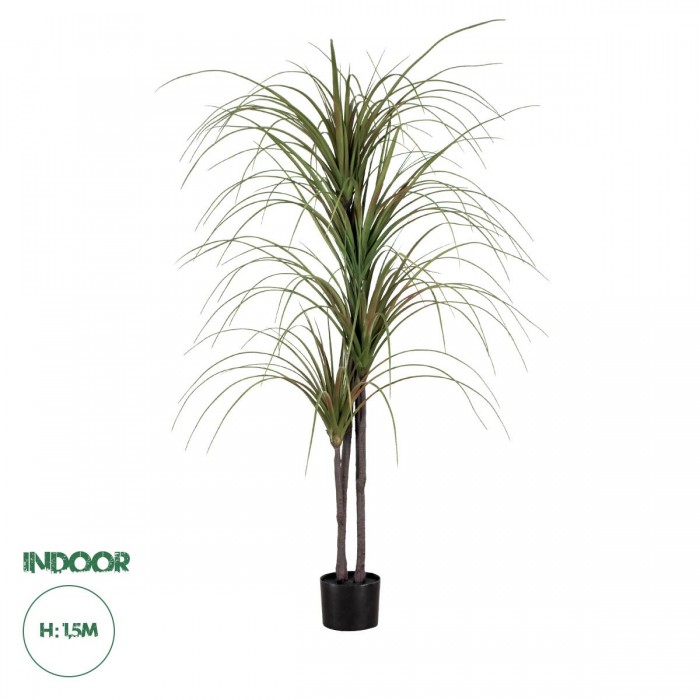 GloboStar® Artificial Garden DRAGON BLOOD TREE 20015 Τεχνητό Διακοσμητικό Φυτό Δράκαινα Υ150cm