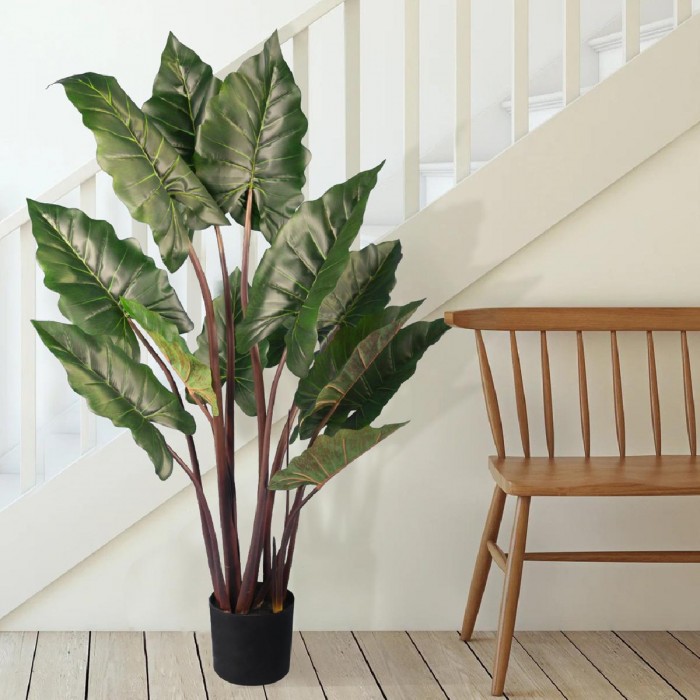 GloboStar® Artificial Garden RAINBOW TARO 20055 Τεχνητό Διακοσμητικό Φυτό Κολοκασία Υ140cm GloboStar® Artificial Garden RAINBOW TARO 20055 Τεχνητό Διακοσμητικό Φυτό Κολοκασία Υ140cm
