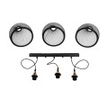GLOBOSTAR® GLIND 201-0082 Vintage Κρεμαστό Φωτιστικό Οροφής με Ντουί 3 x E27 AC 220-240V IP20 - Μαύρο - Μ60 x Π25 x Υ50cm