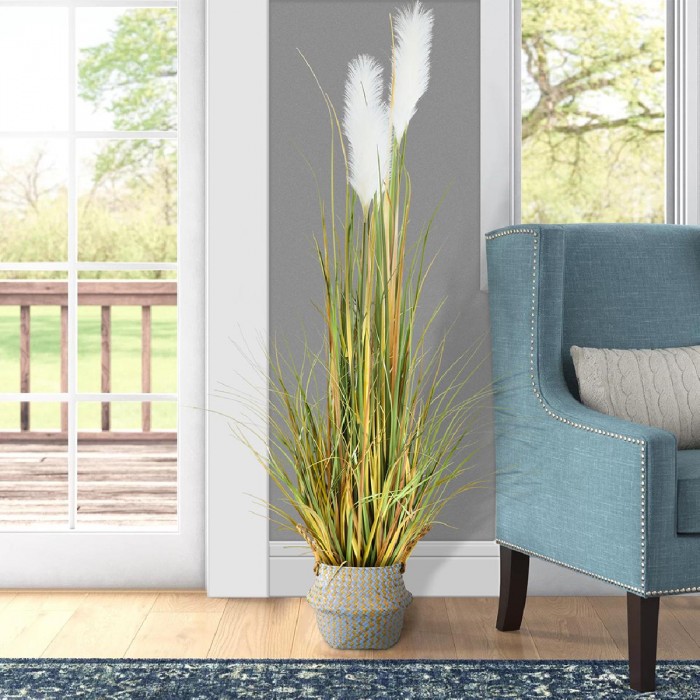 GloboStar® Artificial Garden PAMPAS GRASS 20105 Τεχνητό Διακοσμητικό Φυτό Γρασίδι της Πάμπας Υ150cm GloboStar® Artificial Garden PAMPAS GRASS 20105 Τεχνητό Διακοσμητικό Φυτό Γρασίδι της Πάμπας Υ150cm