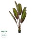 GloboStar® Artificial Garden BLOODY BANANA TREE 20118 Τεχνητό Διακοσμητικό Φυτό Αιματόφυλλη Μπανανιά - Μπανανόδεντρο Υ190cm