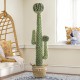 GloboStar® Artificial Garden CARNEGIEA CACTUS 20135 Τεχνητό Διακοσμητικό Φυτό Κάκτος Σαγκουάρο Υ180cm