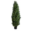 GloboStar® Artificial Garden CYPRESSUS LEYLANDII 20155 Τεχνητό Διακοσμητικό Φυτό Κυπαρίσσι Λέιλαντ Υ150cm