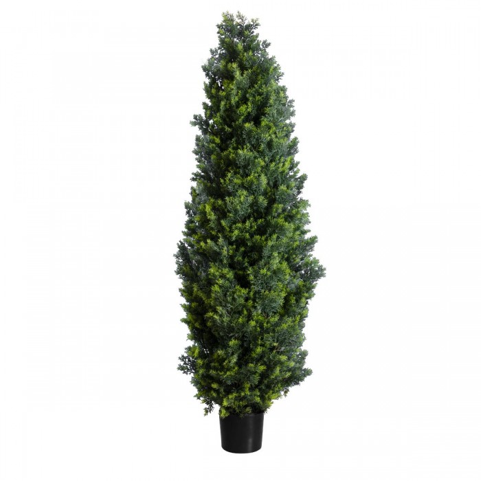 GloboStar® Artificial Garden CYPRESSUS LEYLANDII 20155 Τεχνητό Διακοσμητικό Φυτό Κυπαρίσσι Λέιλαντ Υ150cm