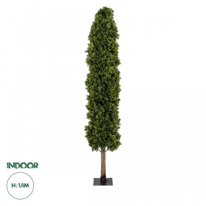 GloboStar® Artificial Garden BUXUS 20157 Τεχνητό Διακοσμητικό Φυτό Πυξός Υ180cm