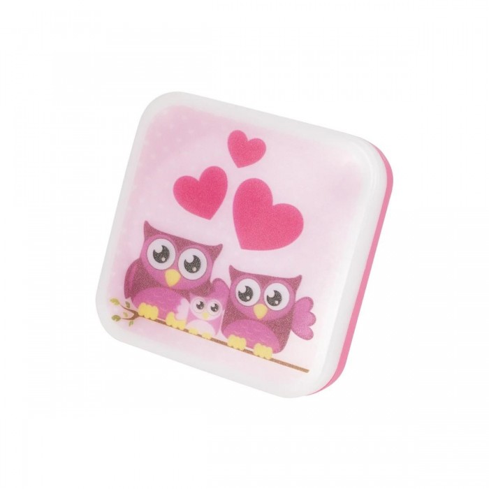 GloboStar® KIDDO 202-0002 Παιδικό Φωτιστικό Νυκτός LED 1W 95lm 120° AC220-240V IP20 Ψυχρό Λευκό 6000K- Μ5.5 x Π5.5 x Υ8cm - 2 Χρόνια Εγγύηση