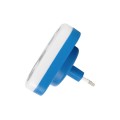 GloboStar® KIDDO 202-0007 Παιδικό Φωτιστικό Νυκτός LED 1W 95lm 120° AC220-240V IP20 Ψυχρό Λευκό 6000K - Μ5.5 x Π5.5 x Υ8cm - 2 Χρόνια Εγγύηση
