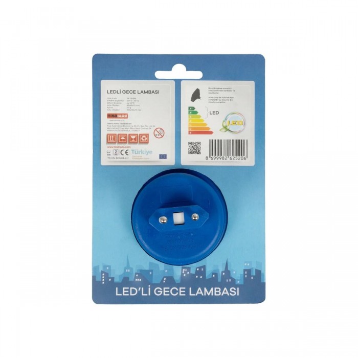 GloboStar® KIDDO 202-0007 Παιδικό Φωτιστικό Νυκτός LED 1W 95lm 120° AC220-240V IP20 Ψυχρό Λευκό 6000K - Μ5.5 x Π5.5 x Υ8cm - 2 Χρόνια Εγγύηση GloboStar® KIDDO 202-0007 Παιδικό Φωτιστικό Νυκτός LED 1W 95lm 120° AC220-240V IP20 Ψυχρό Λευκό 6000K - Μ5.5 x Π5.5 x Υ8cm - 2 Χρόνια Εγγύηση