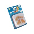 GloboStar® KIDDO 202-0008 Παιδικό Φωτιστικό Νυκτός LED 1W 95lm 120° AC220-240V IP20 Ψυχρό Λευκό 6000K - Μ5.5 x Π5.5 x Υ8cm - 2 Χρόνια Εγγύηση