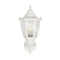 GLOBOSTAR® ENGLAND 202-0012 Vintage Φωτιστικό Τοίχου - Απλίκα με Ντουί 1 x E27 AC 220-240V IP44 - Λευκό - Μ25 x Π20 x Υ42cm