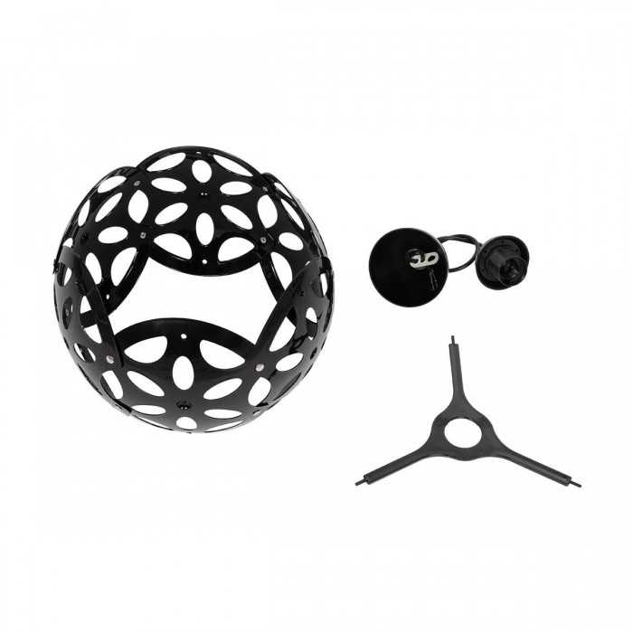 GLOBOSTAR® DOMINIC 202-0031 Μοντέρνο Κρεμαστό Φωτιστικό Οροφής με Ντουί 1 x E27 AC 220-240V IP20 - Μαύρο - Μ30 x Π30 x Υ24cm GLOBOSTAR® DOMINIC 202-0031 Μοντέρνο Κρεμαστό Φωτιστικό Οροφής με Ντουί 1 x E27 AC 220-240V IP20 - Μαύρο - Μ30 x Π30 x Υ24cm