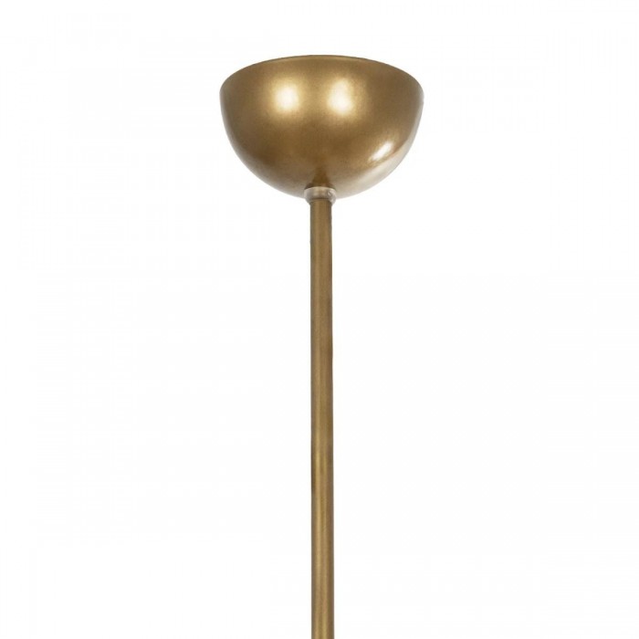 GLOBOSTAR® CITY 202-0045 Μοντέρνο Φωτιστικό Οροφής με Ντουί 3 x E27 AC 220-240V IP20 - Διάφανο & Χρυσό - Μ55 x Π15 x Υ43cm