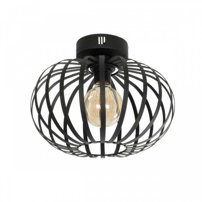 GLOBOSTAR® STAR 202-0051 Μοντέρνο Φωτιστικό Οροφής με Ντουί 1 x E27 AC 220-240V IP20 - Μαύρο - Μ40 x Π40 x Υ27cm GLOBOSTAR® STAR 202-0051 Μοντέρνο Φωτιστικό Οροφής με Ντουί 1 x E27 AC 220-240V IP20 - Μαύρο - Μ40 x Π40 x Υ27cm