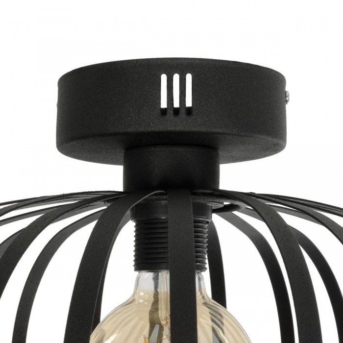 GLOBOSTAR® STAR 202-0051 Μοντέρνο Φωτιστικό Οροφής με Ντουί 1 x E27 AC 220-240V IP20 - Μαύρο - Μ40 x Π40 x Υ27cm GLOBOSTAR® STAR 202-0051 Μοντέρνο Φωτιστικό Οροφής με Ντουί 1 x E27 AC 220-240V IP20 - Μαύρο - Μ40 x Π40 x Υ27cm